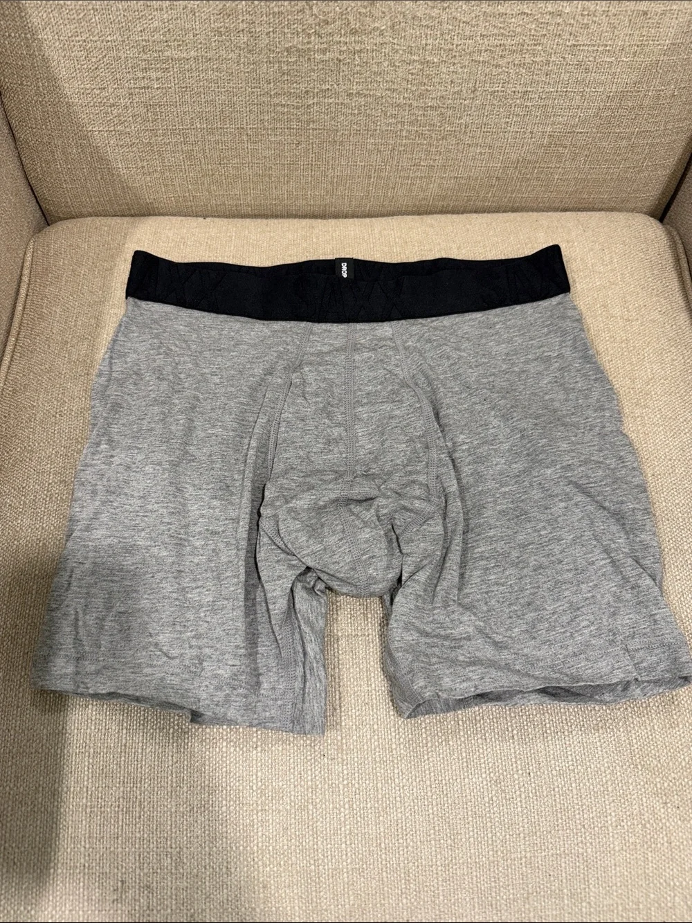 NEW SAXX Men's Boxer Briefs in Black and Gray - 2-Pack Size Small